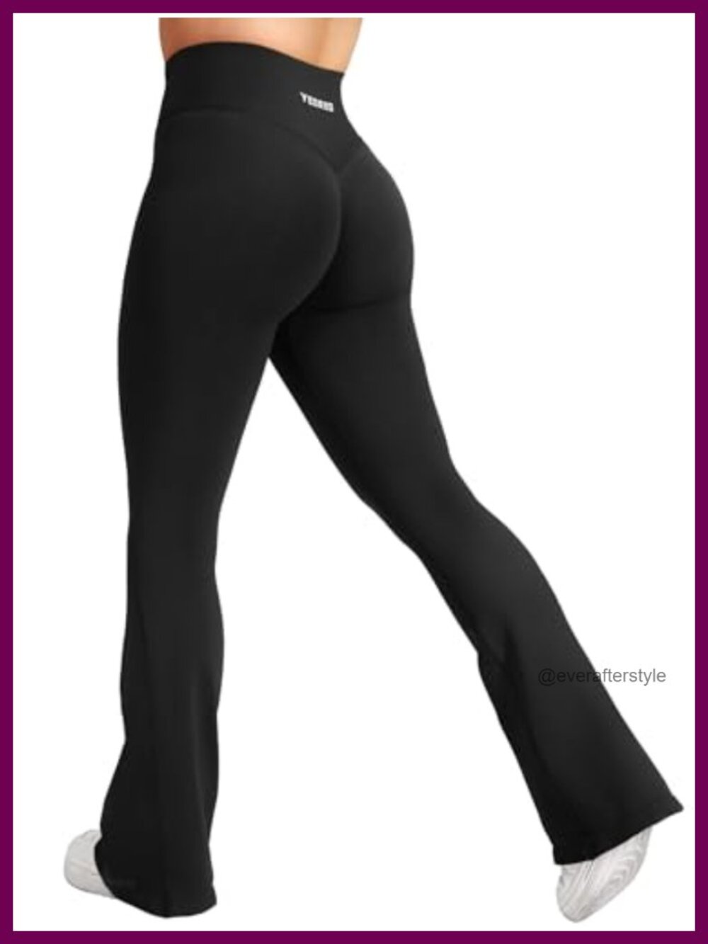Seamless Mini Flare Leggings High Waisted Scrunch Gym Yoga Pants